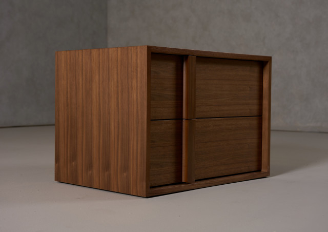 Nova Domus Berlin Modern Walnut Nightstand - Transitional - Nightstands ... with