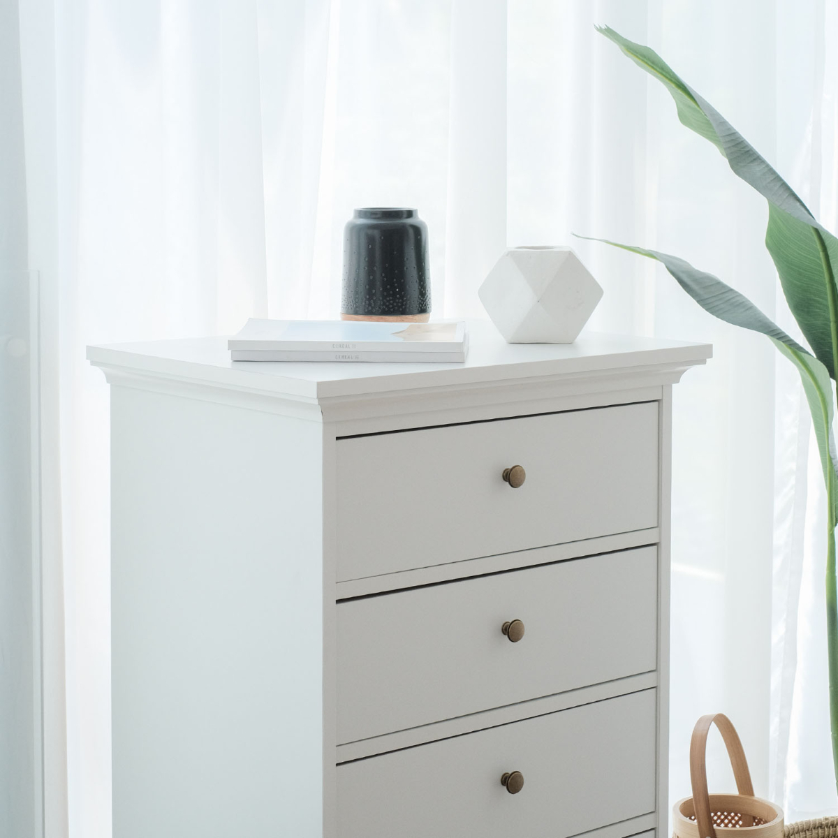 Paris 5 Drawers Chest inside Beyond Storage The Hugo 5-Drawer Chest as a Design Element