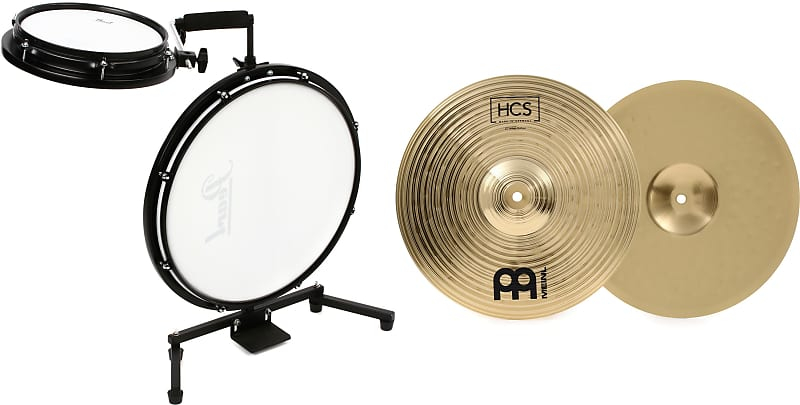 Pearl Compact Traveler 2-Piece Drum Set With Snare Drum | Reverb inside