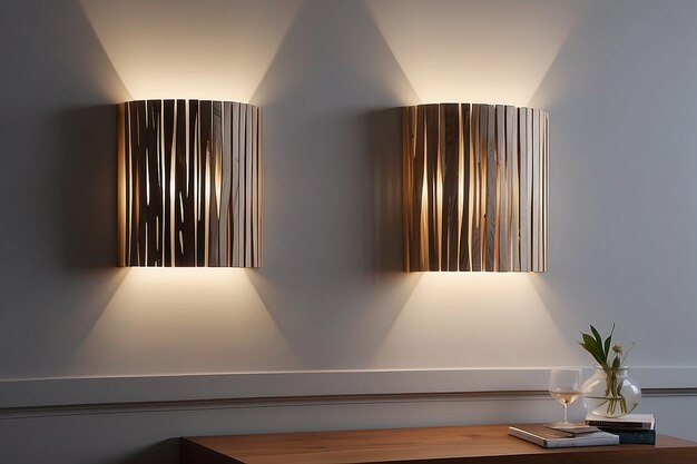Premium Photo | Artistic Brushstroke Wall Sconces Creating Unique ... for