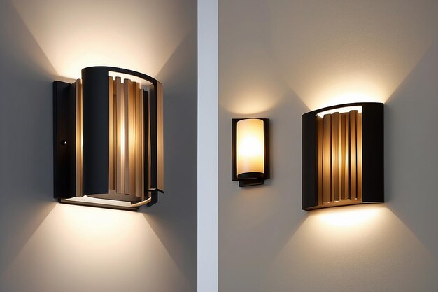 Premium Photo | Artistic Brushstroke Wall Sconces Creating Unique ... in
