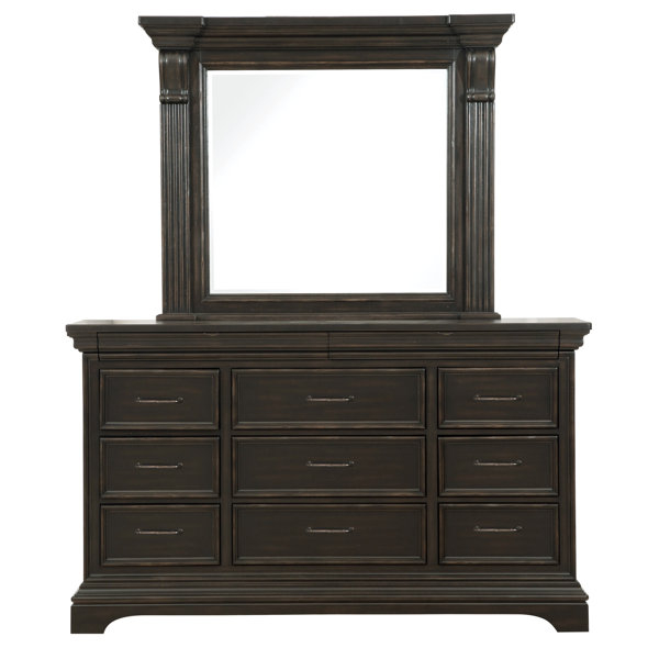 Pulaski Caldwell 11 - Drawer Dresser + Mirror &Amp; Reviews | Wayfair throughout Enhancing Your Space Styling Tips for a Pulaski Caldwell Dresser