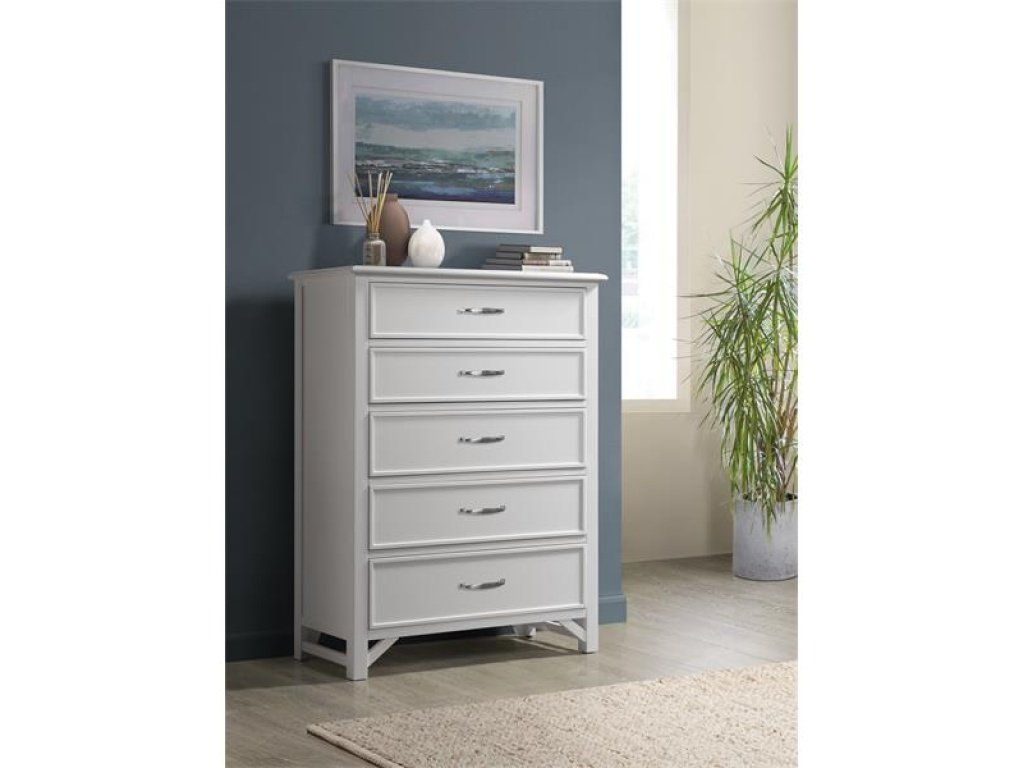 Riverside Five Drawer Chest Furniture Bedroom Chests &Amp; Dressers throughout Beyond Storage The Hugo 5-Drawer Chest as a Design Element