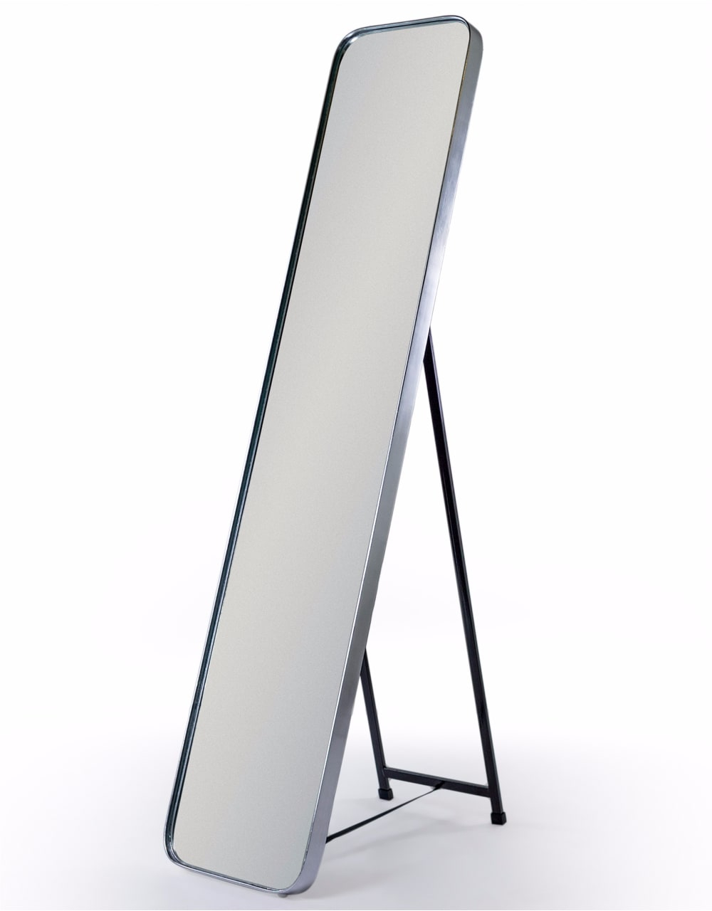 Silver Framed Arden Cheval Dressing Mirror throughout
