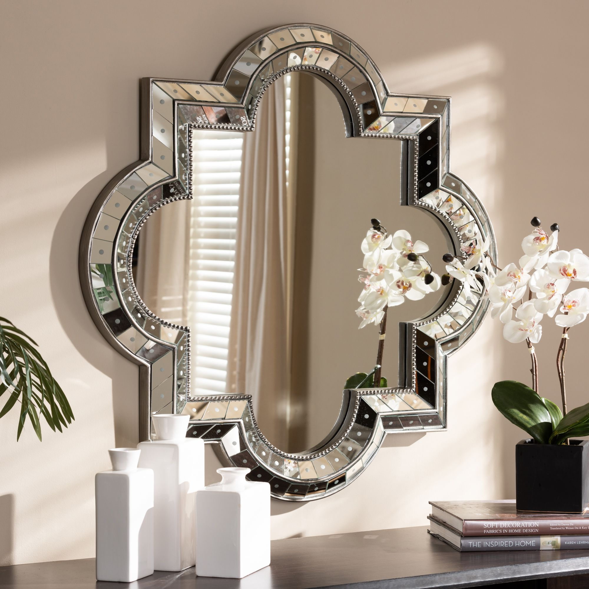 Silver Mirror Wall Art for