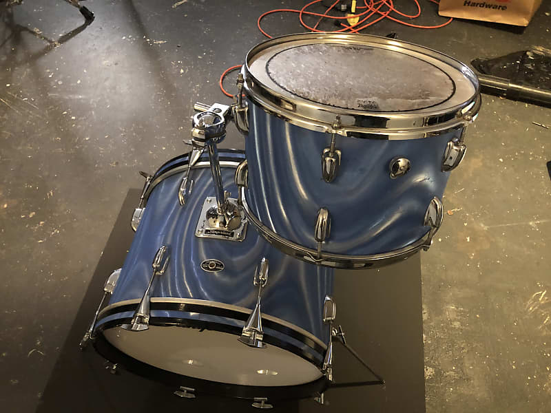 Slingerland Two Piece Drum Kit 14 X 20, 9 X 13 Set-O-Matic | Reverb in Rhythmic Circles II Mastering the Art of Two-Piece Drum Set Performance