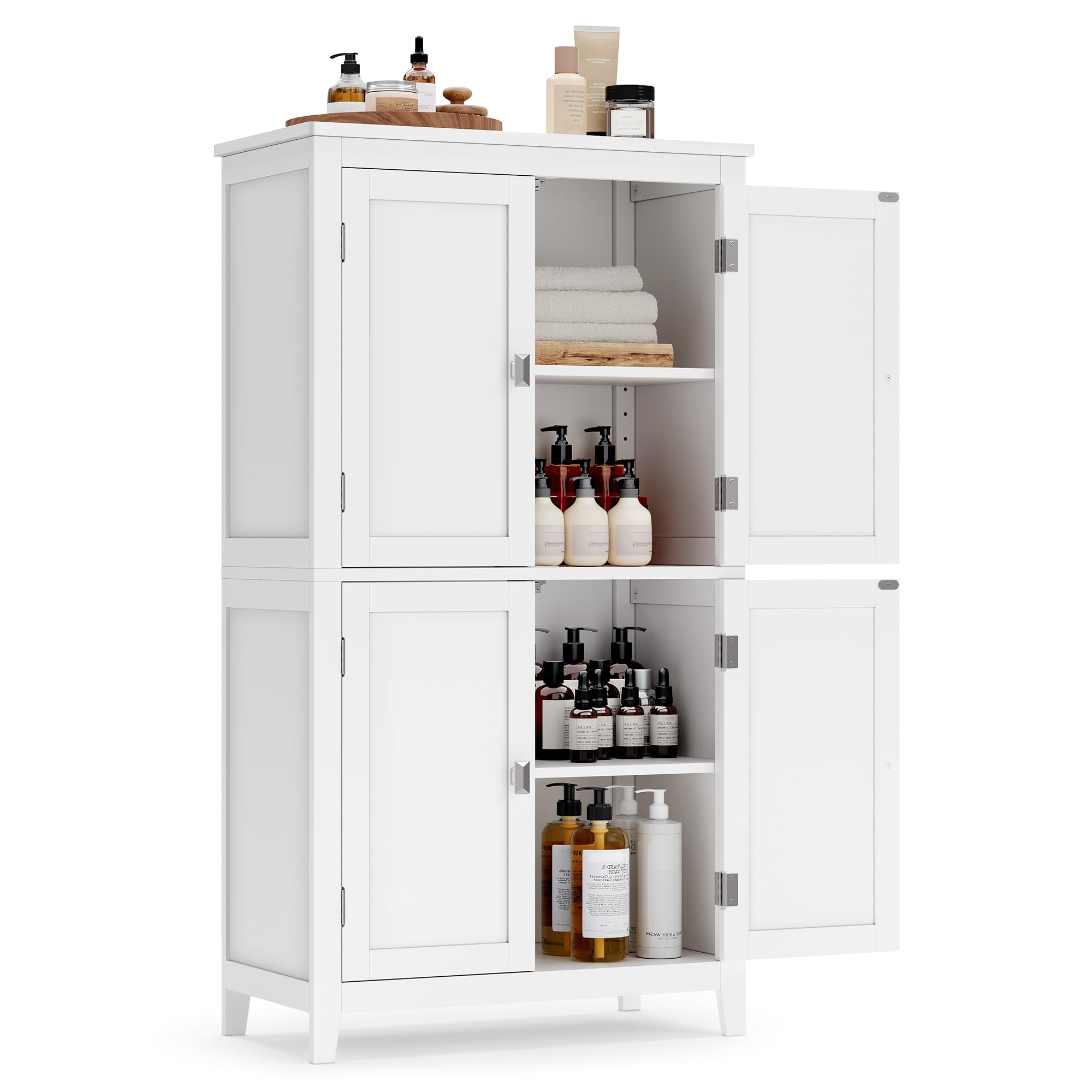 Snapklik.com : Vasagle Bathroom Floor Storage Cabinet, Bathroom Storage ... pertaining to Unveiling the Secrets of the Danver Wood Bathroom Floor Storage Cabinet A Comprehensive Guide