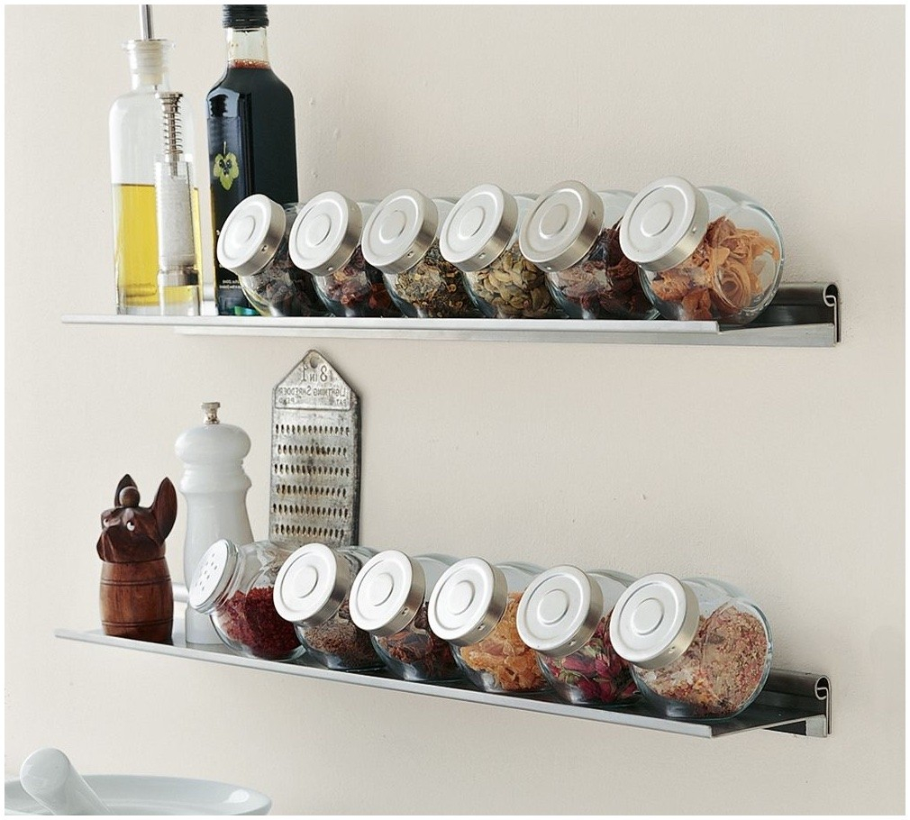 Stainless Steel Floating Shelves - Foter with Maximizing Space with a Floating Stainless Steel Shelf Understanding Dimensions