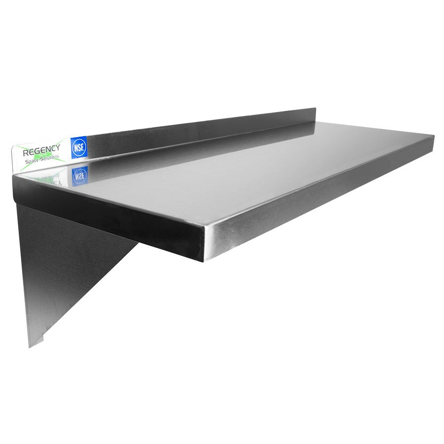Stainless Steel Floating Shelves - Foter within