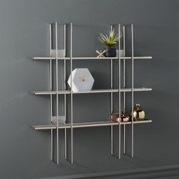 Stainless Steel Wall Shelf | Wall Shelves, Modern Shelving, Steel Wall pertaining to Beyond the Aesthetic Exploring the Practicality of Metal Wall Shelves