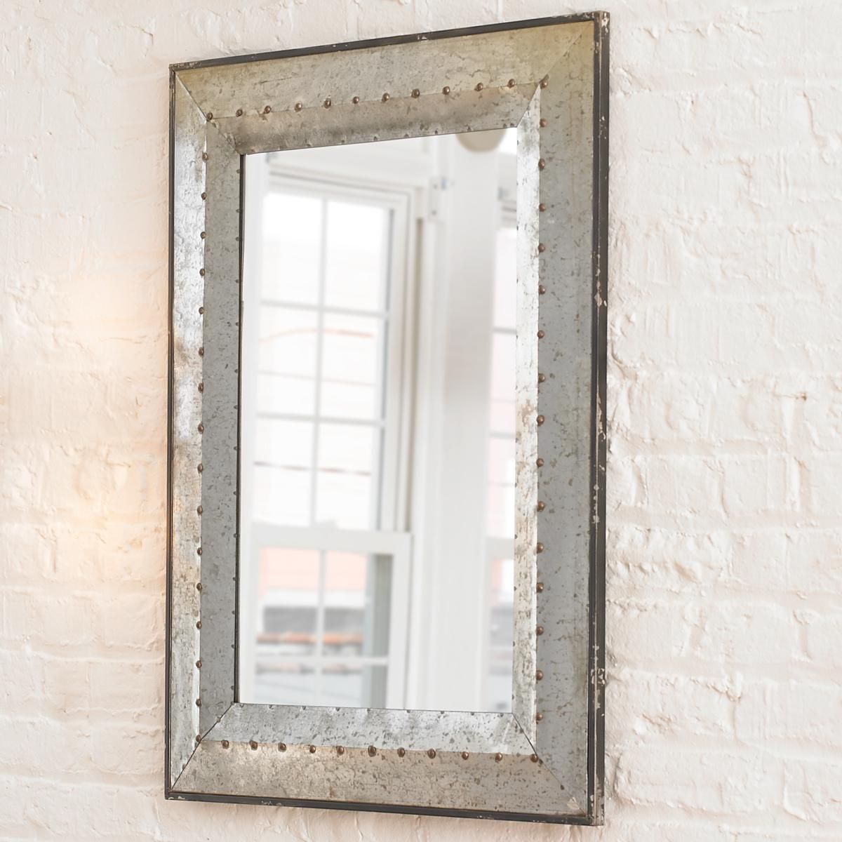 The Best Rectangle Antique Galvanized Metal Accent Mirrors with regard to Curating Your Home The Timeless Appeal of Metal Accent Mirrors