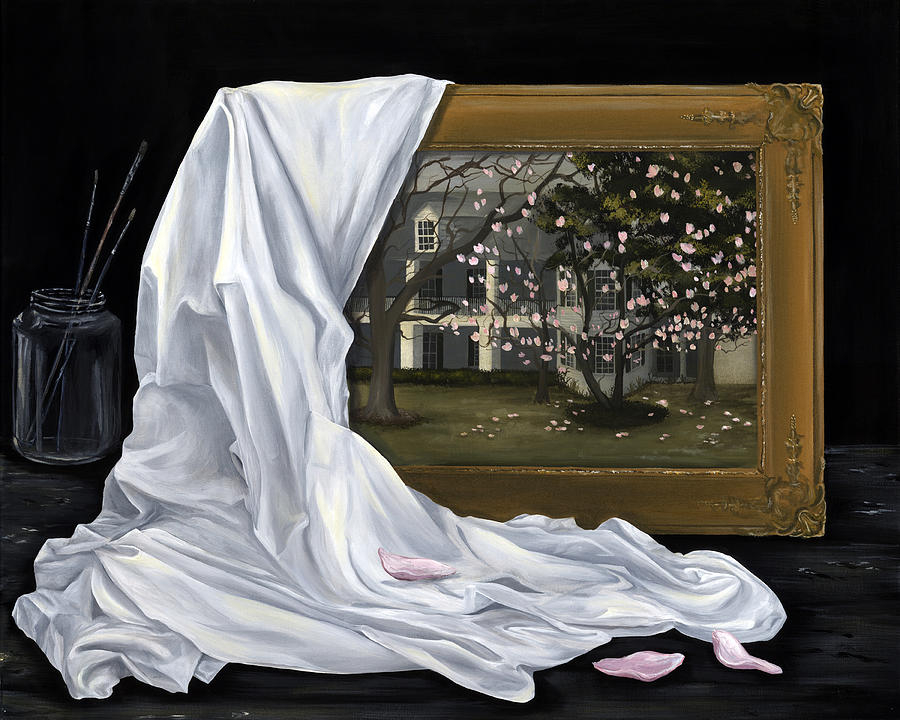 Unveiling Louisiana Painting By Kristin Abraham | Pixels inside Unveiling the Artistry Behind Metal, 24" Mirrors with Man Deco