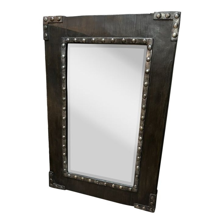 Uttermost Mirror With Wood And Metal Frame | Uttermost Mirrors, Metal ... pertaining to