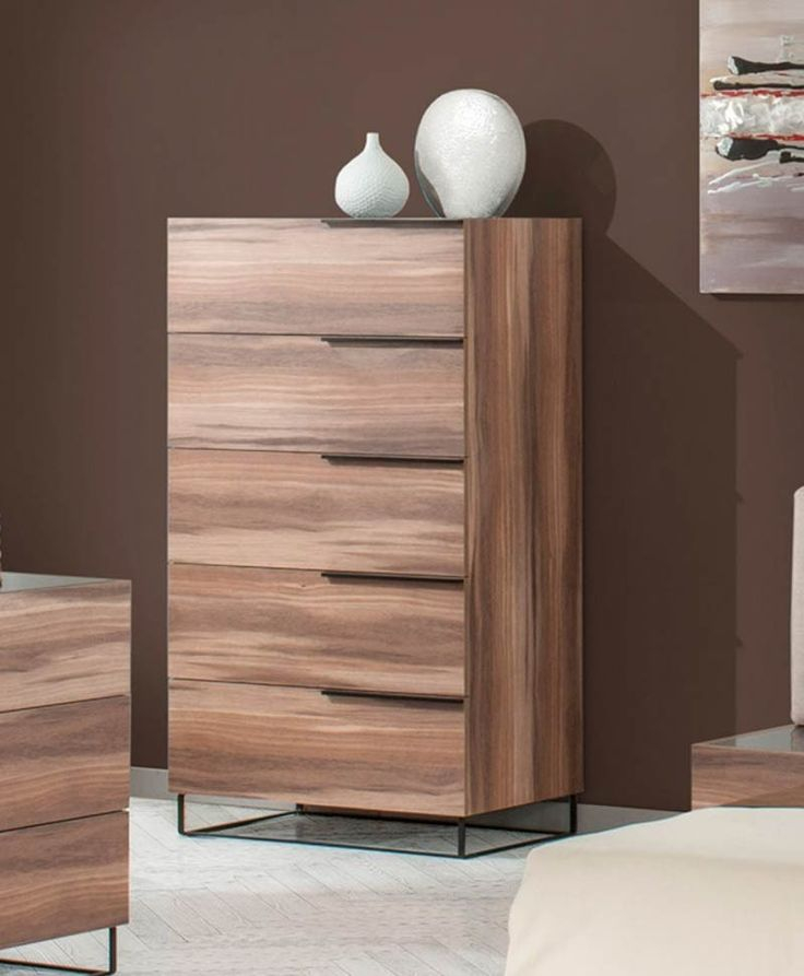 Vig Furniture - Nova Domus Matteo Italian Modern Walnut Chest ... intended for