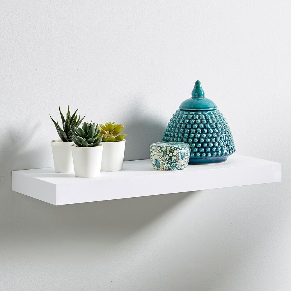 White Floating Shelf Asda At Keith Herrera Blog within