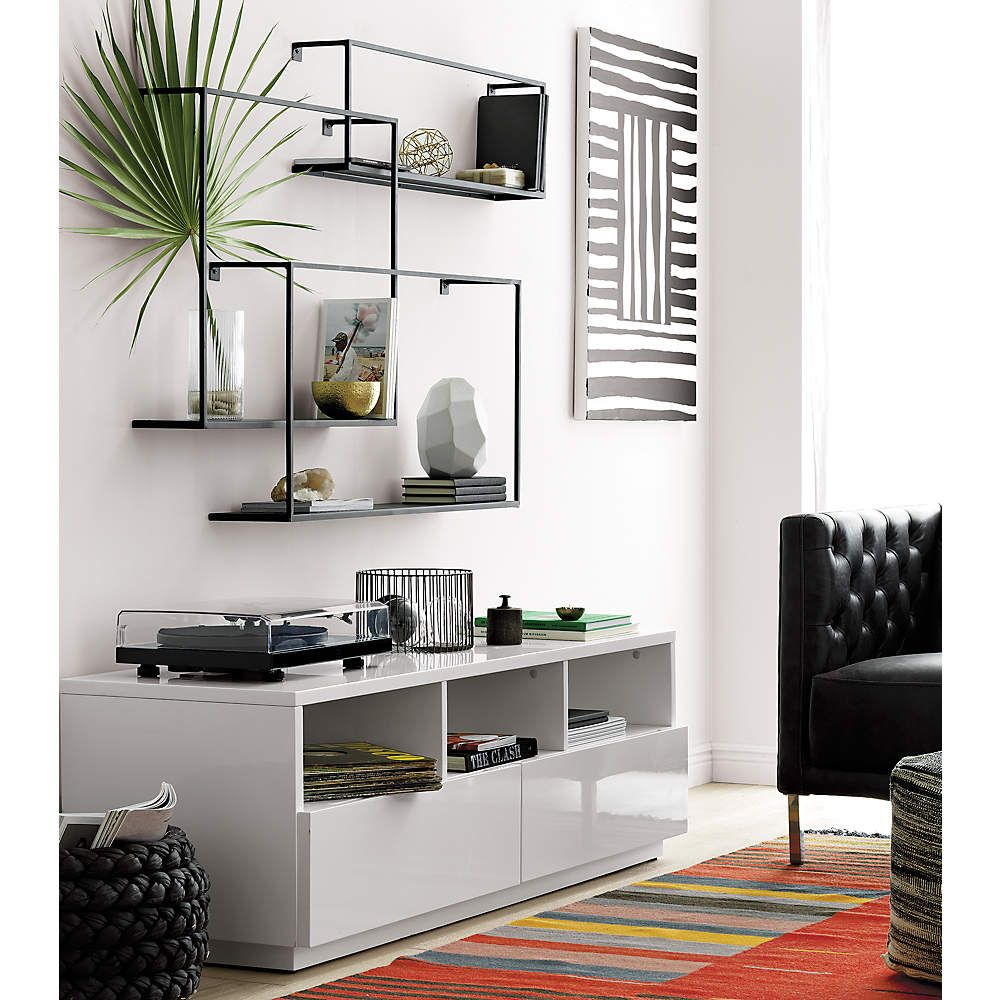10+ Black Floating Shelves Living Room pertaining to