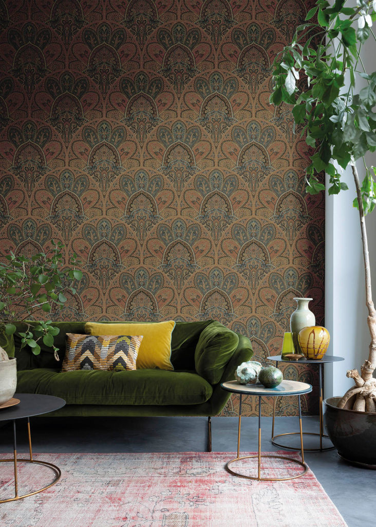 15 Eye-Catching Patterned Wallpapers For Your Space - Skoposhomes regarding