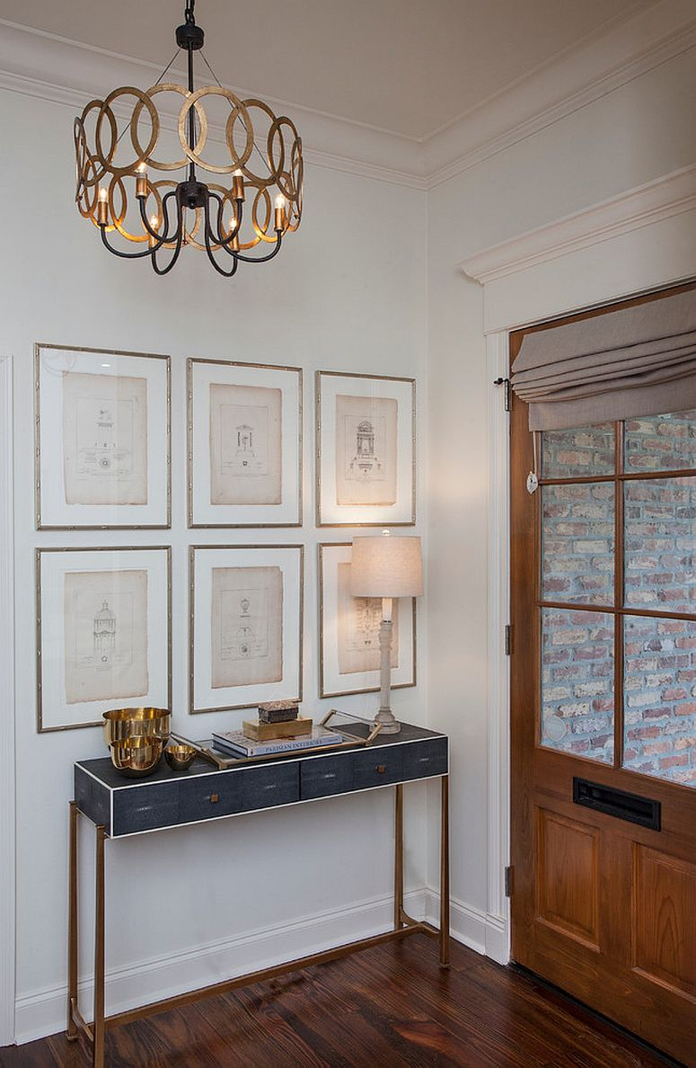 25 Captivating Entryways That Embrace The Beauty Of The Gallery Wall ... pertaining to The Art of the Entryway Curating Ambiance Through Wall Finishes