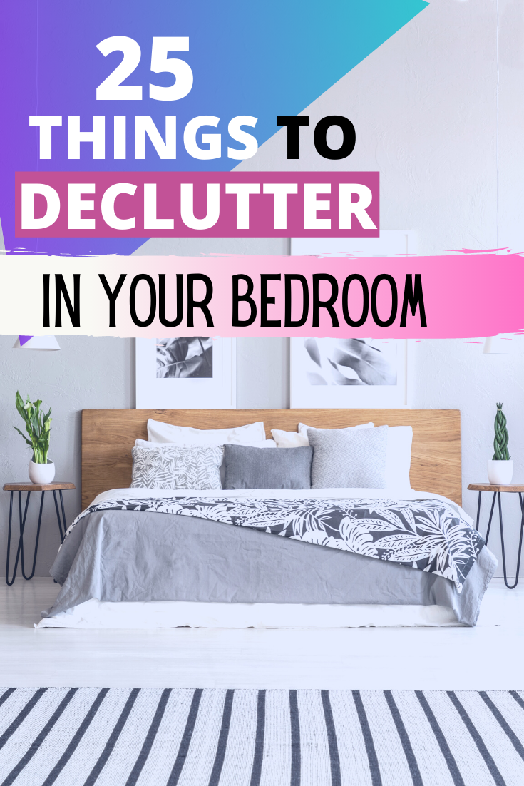 25 Things To Declutter In Your Bedroom | Declutter Bedroom, Declutter ... inside The art of decluttering how a compact black dresser transforms your bedroom
