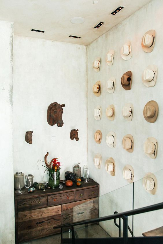 32 Stylish Ways To Display Your Hats - Digsdigs regarding