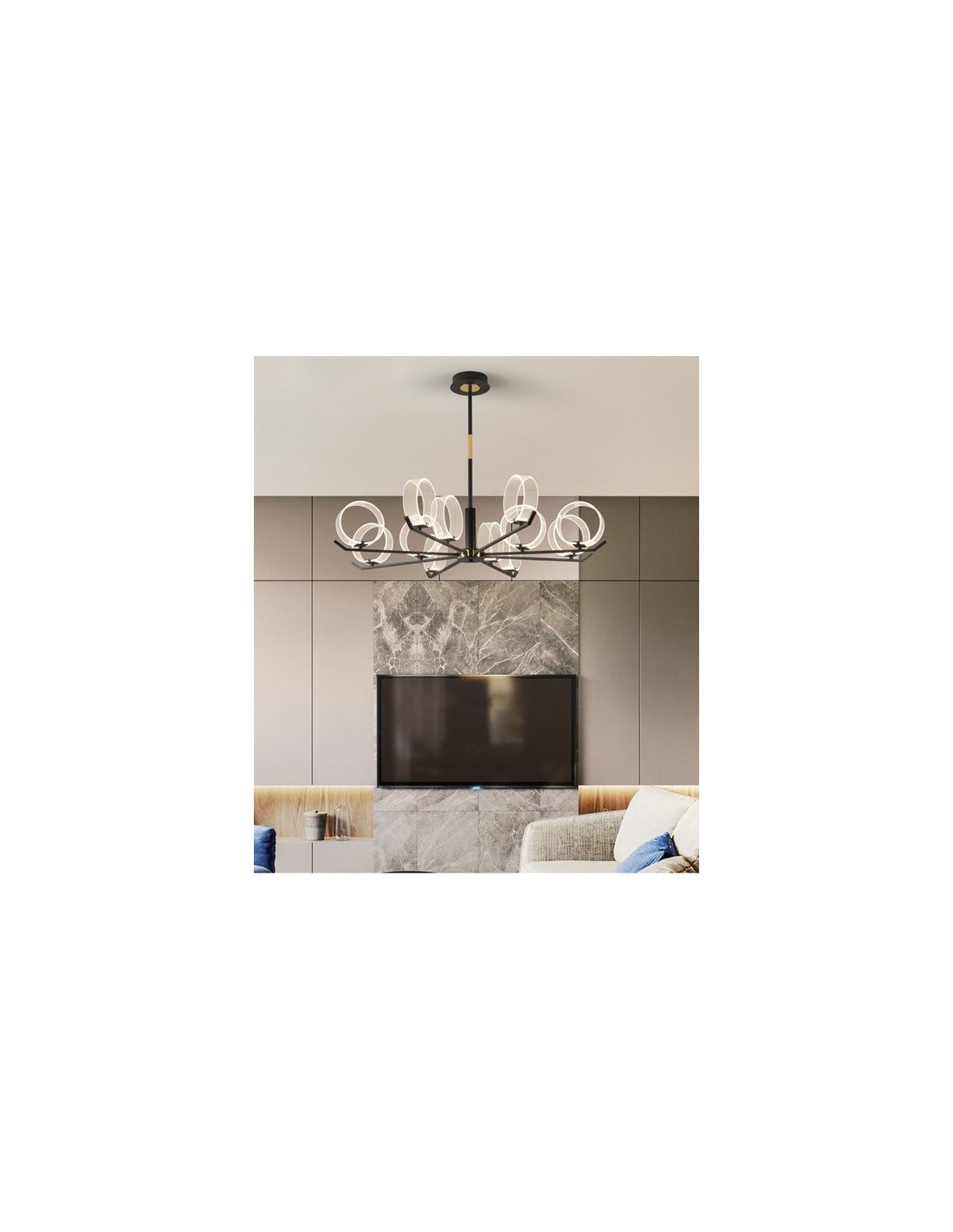 Acrylic Led Chandeliers | Chandelier | Kiki Lighting regarding