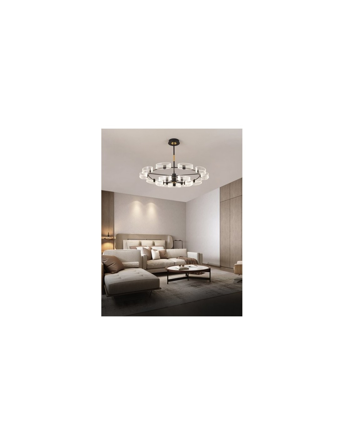 Acrylic Led Chandeliers | Chandelier | Kiki Lighting throughout Beyond the Glow Understanding Performance in Small Acrylic LED Chandeliers