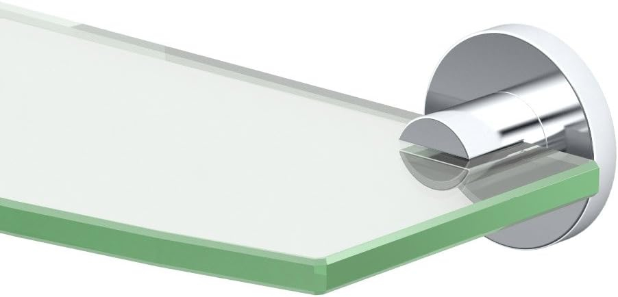 Amazon.com: Gatco 4686 Channel Glass Shelf, Chrome/Wall Mounted 20.13 ... throughout The Versatility of Gatco 4689FS Channel in Diverse Interior Spaces