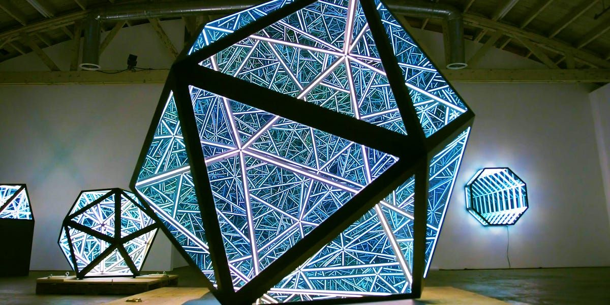 An La-Based Artist Makes Sculptures That Reflect To Infinity || Anthony ... regarding The Art of Storytelling Through Gavin Mirror's Sculptures