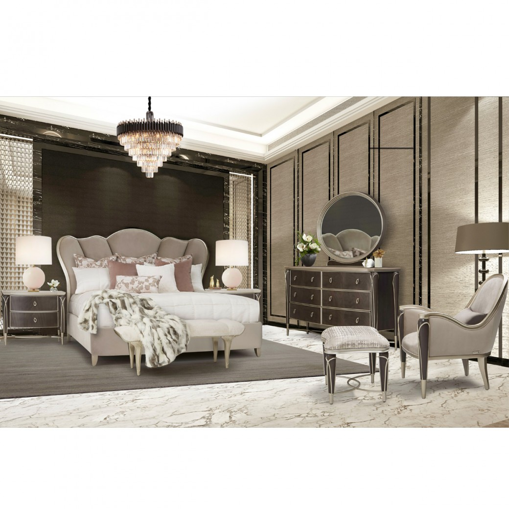 Bench Villa Cherie Hazelnut N9008904-410 within