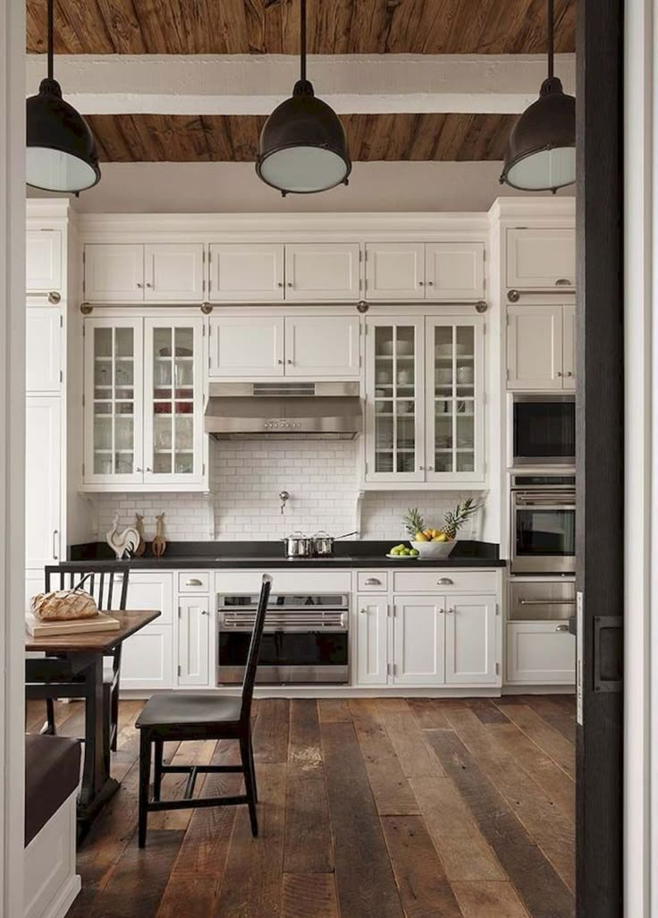 Best 100 White Kitchen Cabinets Decor Ideas For Farmhouse Style Design ... throughout Investing in Timelessness Why a Farmhouse White Wood Cabinet is More Than Just Storage