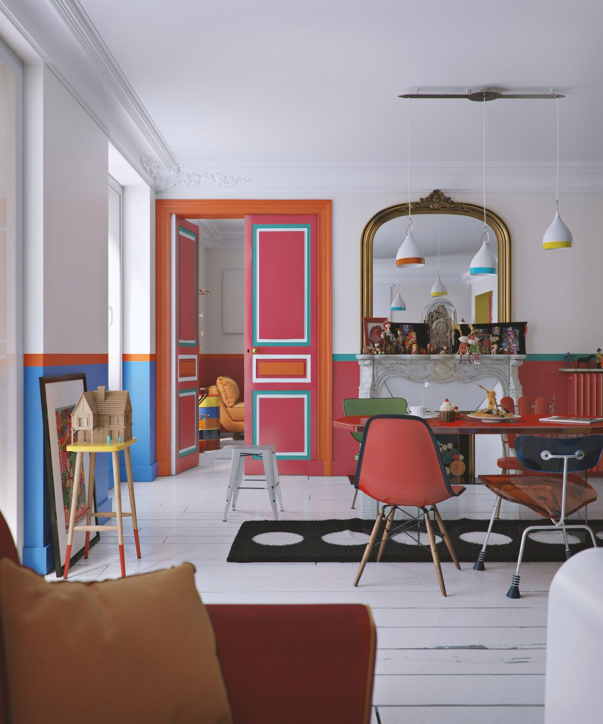 Bring A Touch Of Whimsy To Your Space With These Home Decor Quirky Ideas for A Touch of Whimsy How Unique Walls Make Powder Rooms Unforgettable