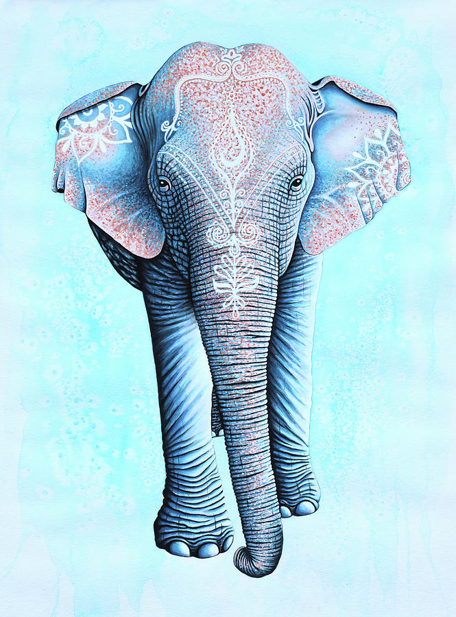 Chinese Elephant Painting regarding The Art of Storytelling Through Hand Painted Elephants on Iron