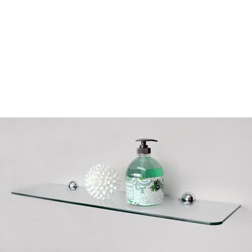 Clear Glass Shelf Kit 60X15X0.6Cm - Mastershelf pertaining to