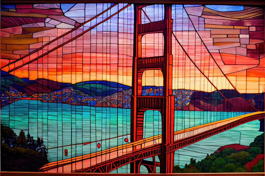 The Unique Materials and Techniques in Dimensional Golden Gate Bridge Art