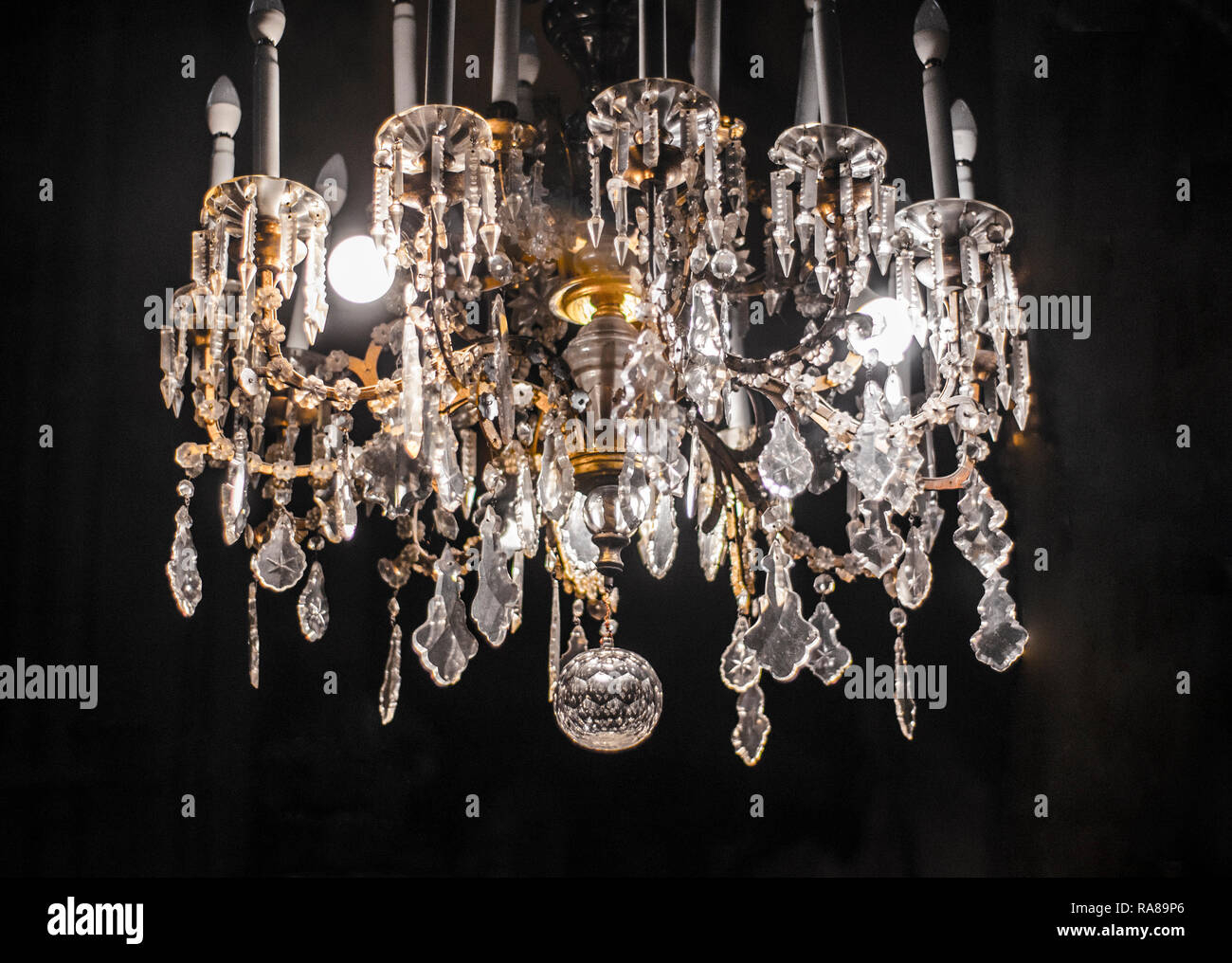 Crystal Chandelier Of The Baroque Epoch. Church Decoration And ... with regard to Beyond Illumination Understanding the Hebe Chandelier's Material Story