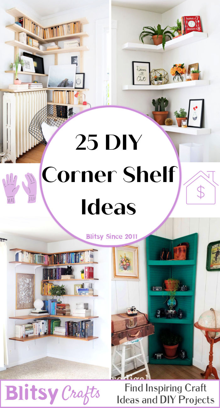 Diy Corner Shelf (25 Ideas) - Blitsy intended for Strategic Placement Unlocking the Potential of Corner Shelves