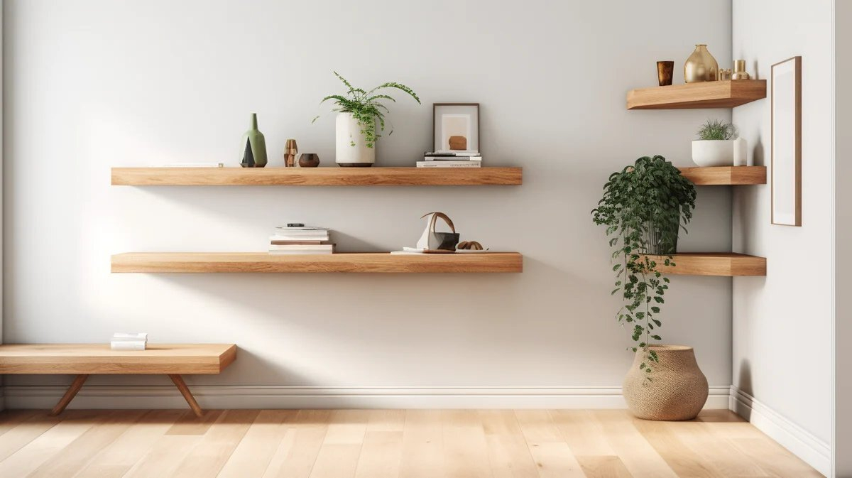 Diy Floating Corner Shelves: Maximize Space With Stylish Storage ... within Maximizing Small Spaces with Elegant Corner Shelving