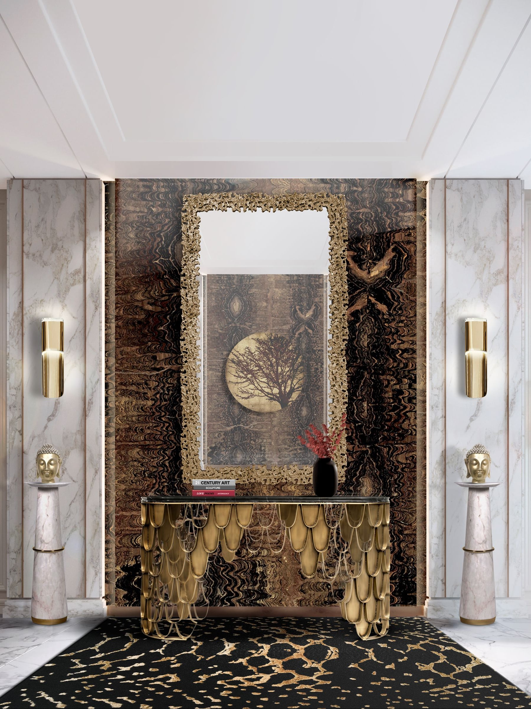 Entryway Design Which Adds A Refined Elegance To The Ambiance - Home's ... within