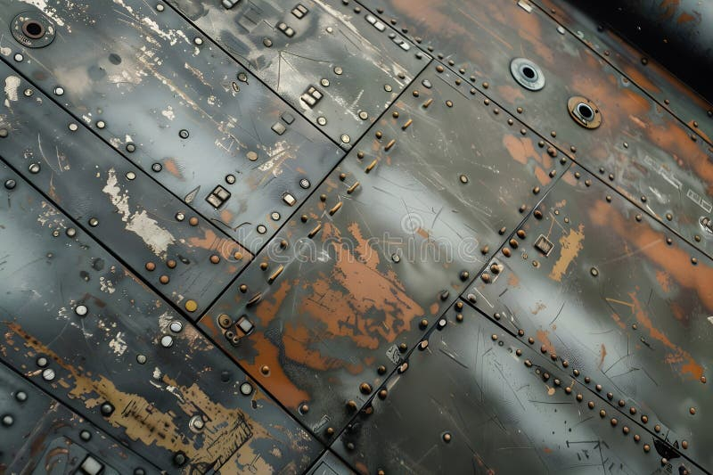 Exploring Weathered Metal Textures, A Close-Up Look At Rivets ... with The Enduring Appeal of Industrial Design Exploring D-Bodhi's Craftsmanship