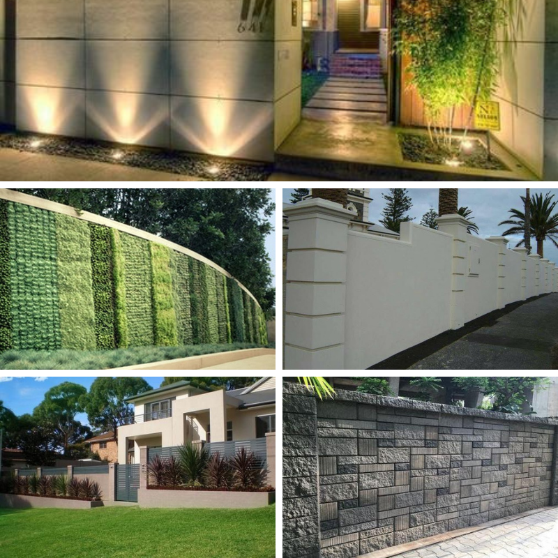 Exterior Perimeter Wall Designs in