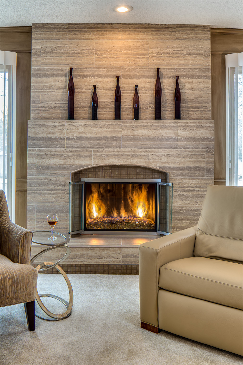 Fireplace Before And After Transformations: From Our Interior Design ... within Designing with Warmth New Approaches to the Fireplace Wall