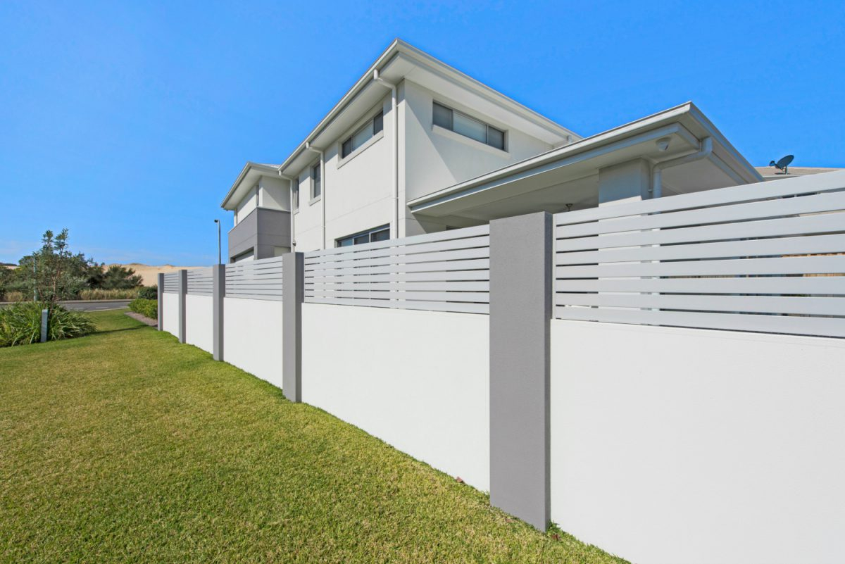 Front Boundary Wall Modern Front Garden Brick Wall Designs - Woodsinfo with