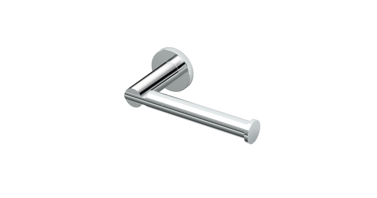Gatco 4683 Channel Wall Mounted Euro Toilet Paper Holder | Build.com within