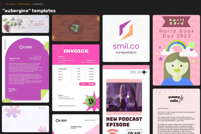 Generate Aubergine Color Palette In Seconds throughout