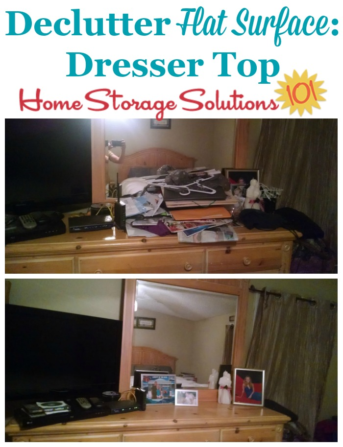 How To Declutter Your Dresser Top | Storage Solutions Bedroom, Home ... in