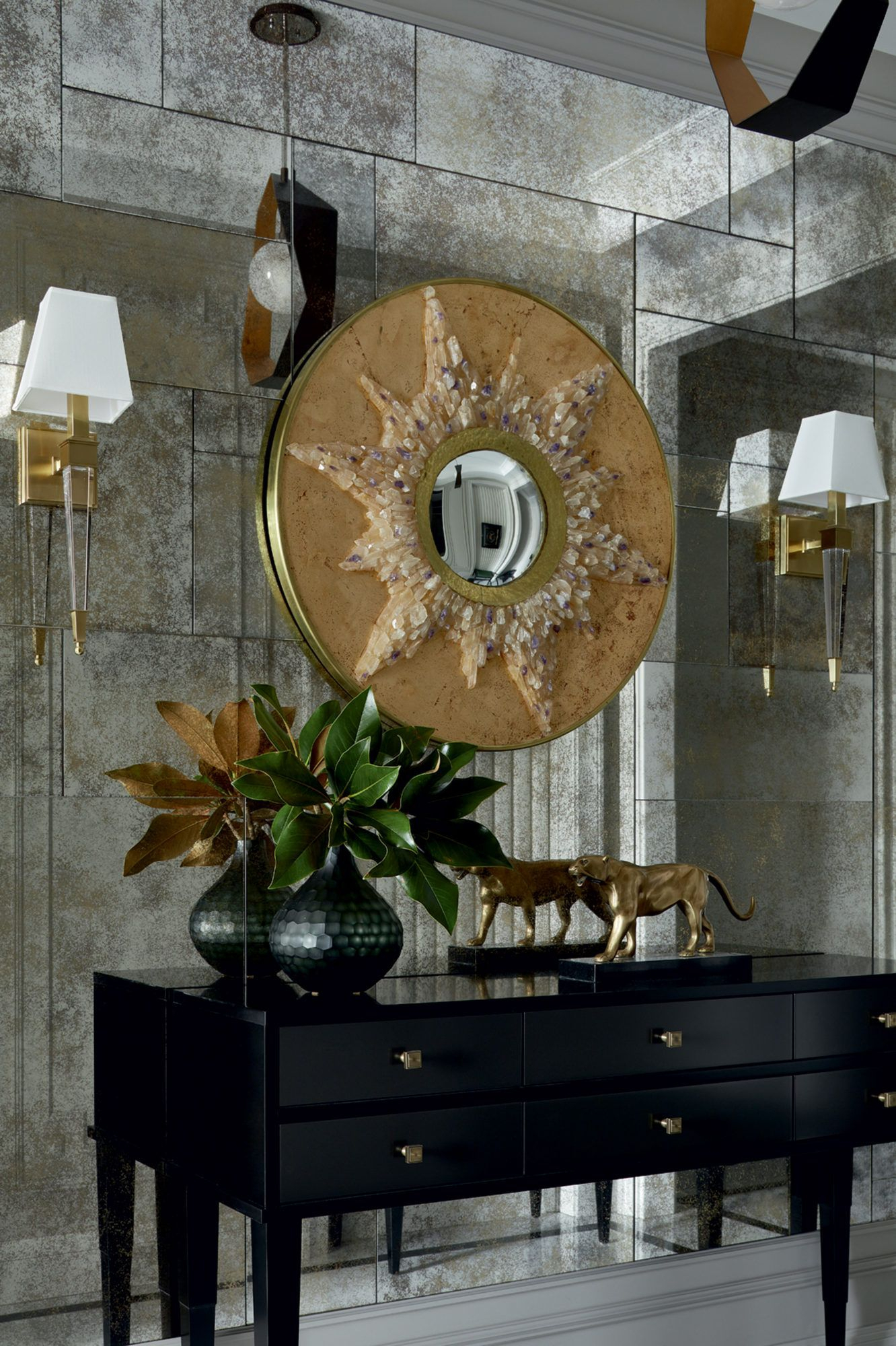How To Use Mirrored Walls In Your Interior Design | Hommés Studio ... throughout The Psychology of Mirrors How Wall Mirrors Influence Mood