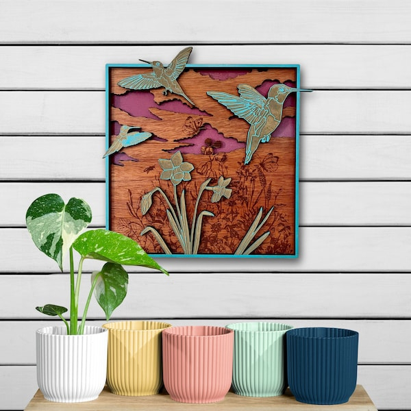Hummingbird Wall Art - Etsy with regard to