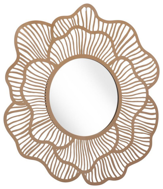 Ketu Gold Framed Wall Mirror, Belen Kox - Contemporary - Wall Mirrors ... within