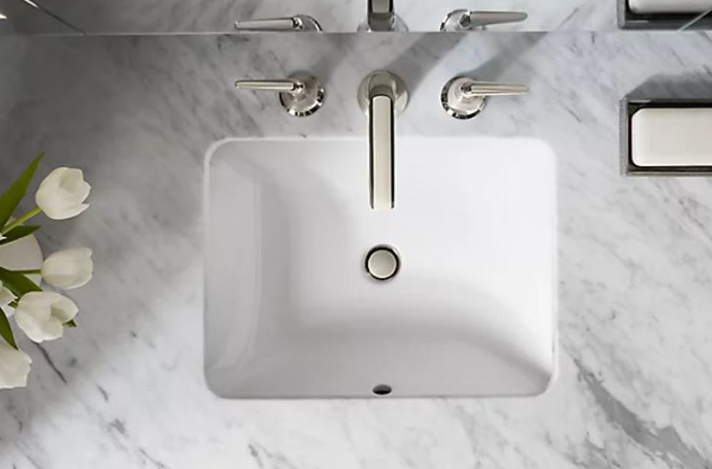 Kohler Caxton Rectangular Undermount Sink - J&Amp;H Builder's Warehouse for The Design Appeal of the Kohler K-26052 Essential Rectangular Sink