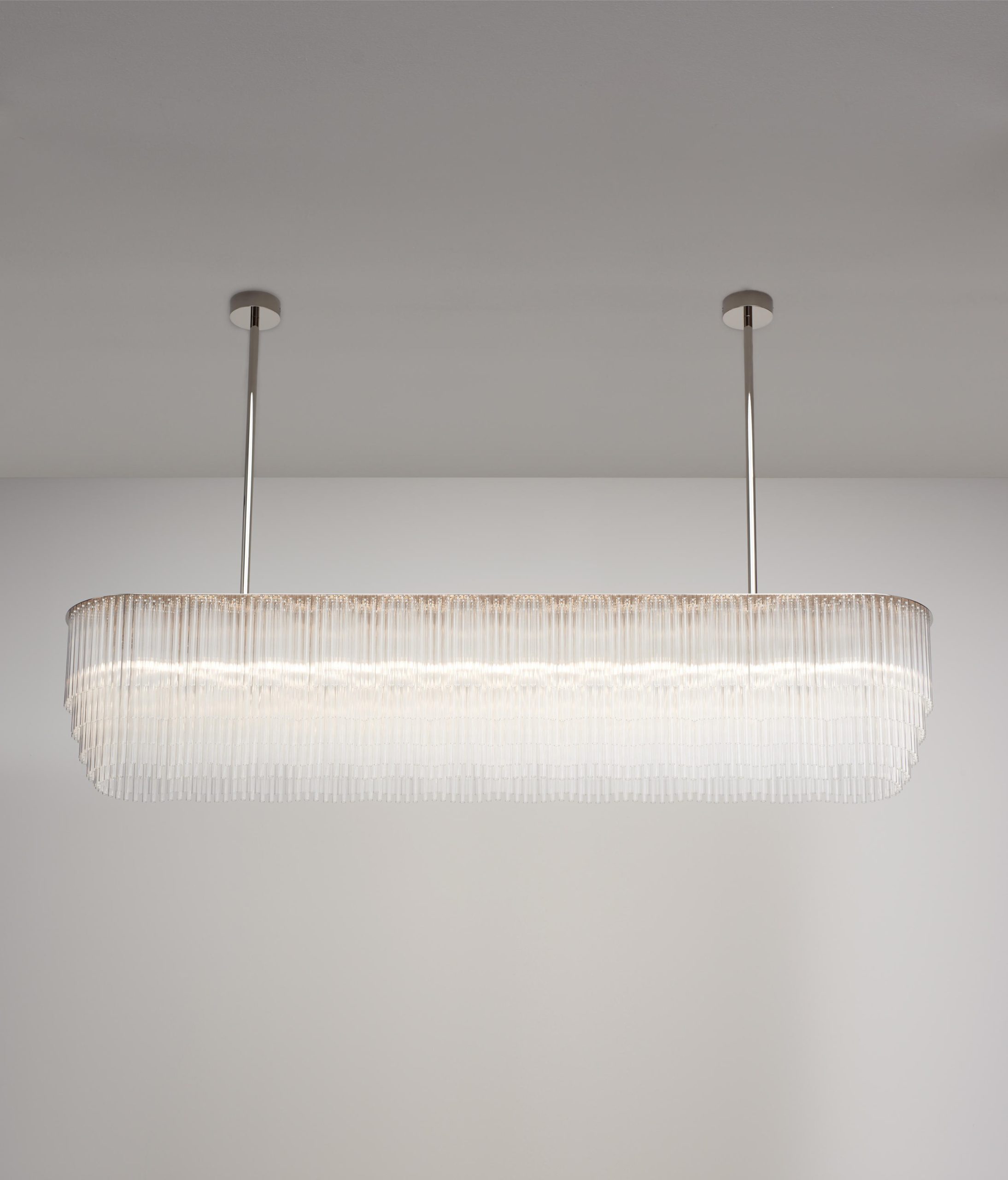 Linear Chandelier 1479Mm Polished Nickel | Architonic with